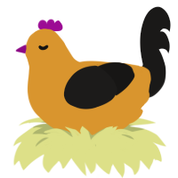 (unnamed), a orange and sable chicken