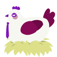 plink, a white and wine chicken