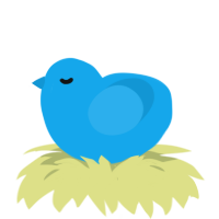 Blue Peep, a sky chicken