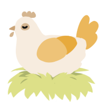 A cream and honey chicken