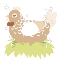 A beige and cream chicken with a half-lace pattern