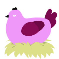 A lavender and wine chicken