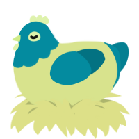 Parrot Waxcap, a lemon and sea chicken with a head pattern