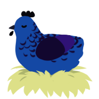 A honey and apple chicken with a half-lace pattern