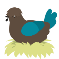 A bark and sea chicken