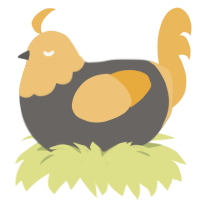 (unnamed), a grey and honey chicken with a head pattern