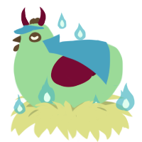 Soap, a spring and maroon chicken