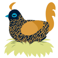 baby eater, a tumblr and orange chicken with a double-lace pattern