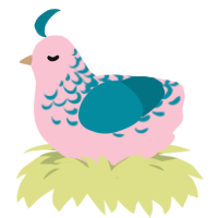 Breeze, a rose and sea chicken with a half-lace pattern