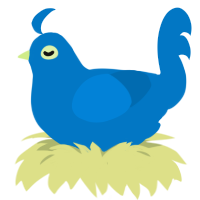 A sapphire chicken