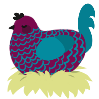 (unnamed), a wine and sea chicken with a lace pattern