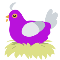 A amethyst and mist chicken