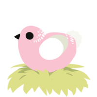 Cupid, a rose and white chicken with a neck-band pattern