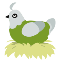 A chartreuse and silver chicken with a head pattern