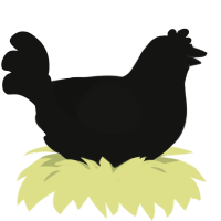 Eldritch Horrors, a black chicken