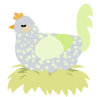 Herbed Trout, a mist and apple chicken with a speckle pattern