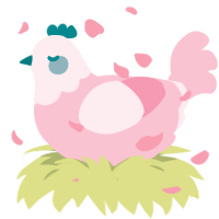 Trans Mutation, a rose chicken with a head pattern