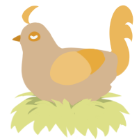 (unnamed), a beige and honey chicken