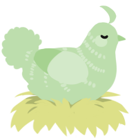 MOST BELOVED II, a gluppy chicken with a half-bar pattern