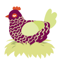 A wine and lemon chicken with a lace pattern