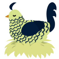 (unnamed), a lemon and tumblr chicken with a lace pattern