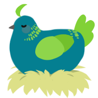 (unnamed), a sea and grass chicken with a neck-band pattern
