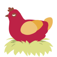 A crimson and honey chicken