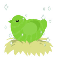 Blade of Grass, a grass chicken with a bar pattern