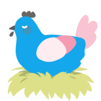 A sky and rose chicken