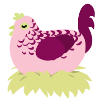 Cherry Lemonade, a rose and wine chicken with a half-lace pattern