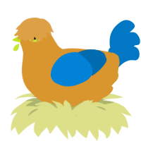 Fresh Squeezed, a orange and sapphire chicken