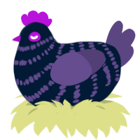 (unnamed), a tumblr and overcast chicken with a bar pattern