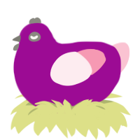A plum and rose chicken