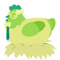 Sweet Lime, a lemon and grass chicken with a head pattern