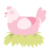by any other name, a rose chicken with a head pattern