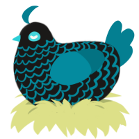 MEGALOVANIA, a sable and sea chicken with a lace pattern