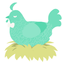 triple mint, a mint chicken with a double-lace pattern