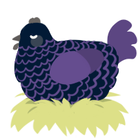 (unnamed), a tumblr and overcast chicken with a lace pattern