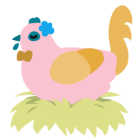 Luka, a rose and honey chicken