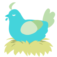 ectoplasm, a aqua and gluppy chicken