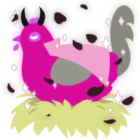Jeffree Star, a fuchsia and ash chicken
