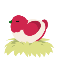 A cream and crimson chicken with a head pattern