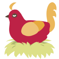 A crimson and honey chicken