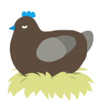 A bark and ash chicken