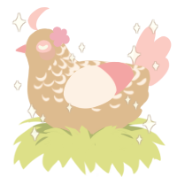 Rose tea, a beige and rose chicken with a half-lace pattern