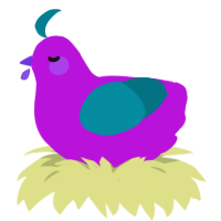A amethyst and sea chicken