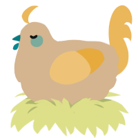 A beige and honey chicken