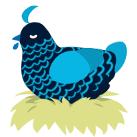 (unnamed), a tumblr and cerulean chicken with a lace pattern