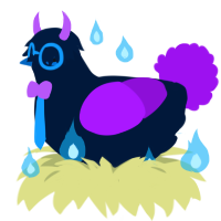 A tumblr and amethyst chicken
