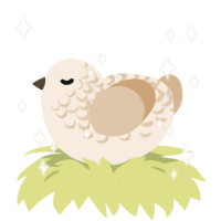 A cream and beige chicken with a half-lace pattern